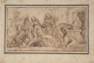 墓碑、1656〜57年頃 作： Nicolas Poussin